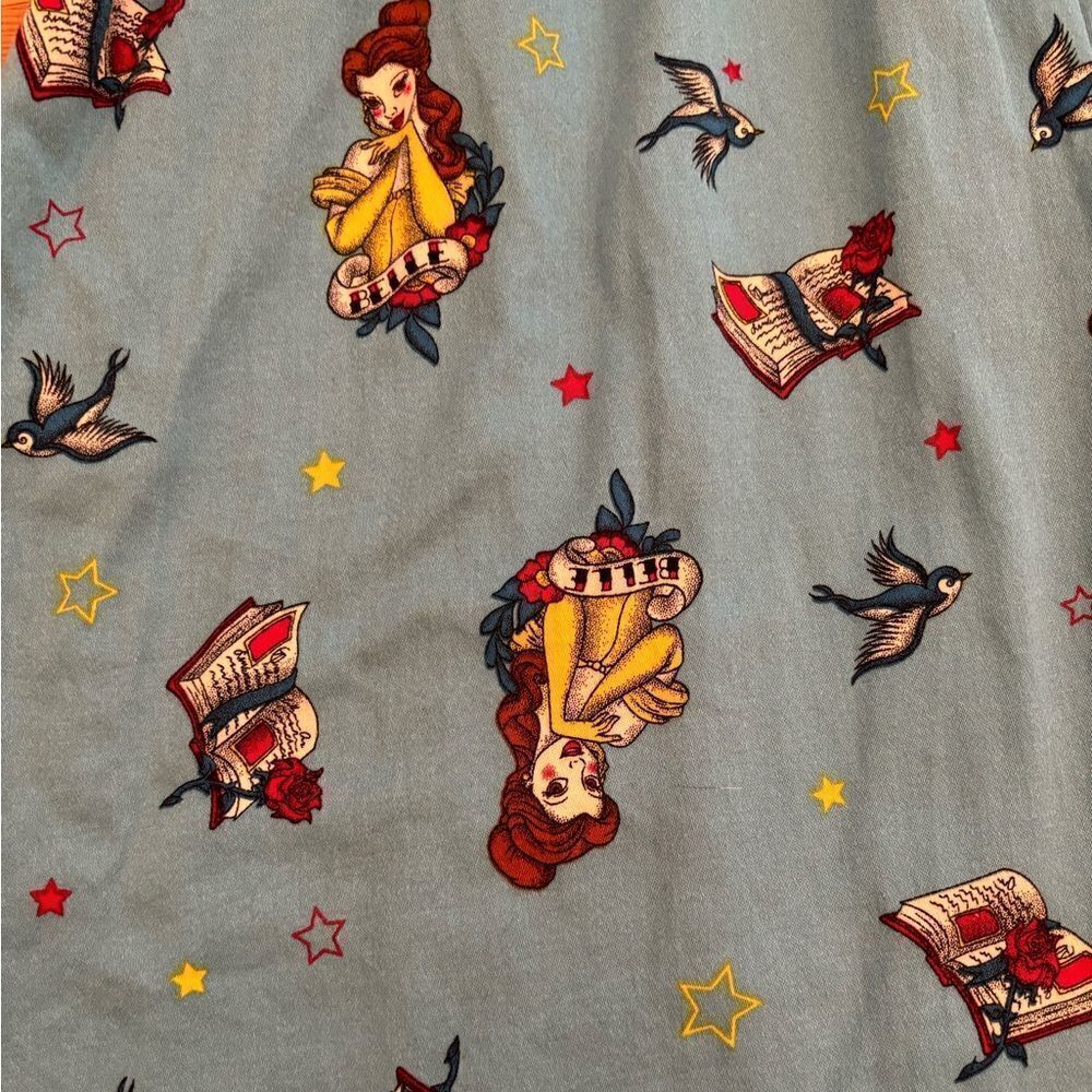 Disney Beauty And The Beast Belle Blue Sleeveless… - image 5